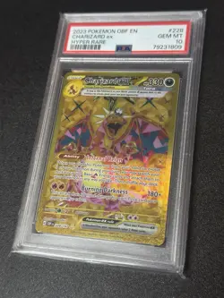 PSA 10 - 2023 Pokemon Obsidian Flames Charizard ex Hyper Rare 228/197 - Image 2