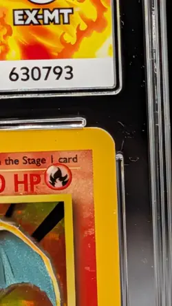 Pokemon TCG Charizard Holofoil Base Set 4/102 1999 ACE Graded 6 - Image 5
