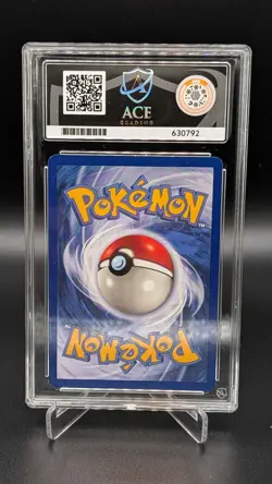 Pokemon TCG Charizard Holofoil Base Set 4/102 1999 ACE Graded 7 - Image 2