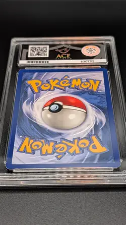 Pokemon TCG Charizard Holofoil Base Set 4/102 1999 ACE Graded 7 - Image 5