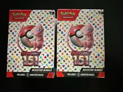Pokemon TCG Scarlet Violet 151 Booster Bundle SV3.5 2-Pack Factory Sealed - Image 1