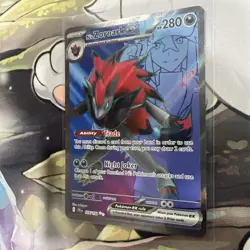 2025 Pokemon Journey Together N's Zoroark ex #175/159 Full Art Ultra Rare - Image 2