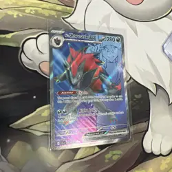 2025 Pokemon Journey Together N's Zoroark ex #175/159 Full Art Ultra Rare - Image 3