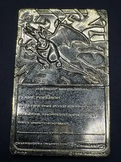 Charizard Gold Plated Pokemon Trading Card - Image 4