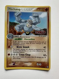 Machamp 11/108 2007 EX Power Keepers Reverse Holo Stamped Pokemon TCG Card LP - Image 1