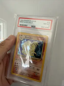 1999 Pokemon Ninetails Holo Base Set PSA 8 NM-MT 8/102 WOTC Graded Card Rare - Image 3