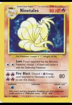1999 Pokemon Ninetails Holo Base Set PSA 8 NM-MT 8/102 WOTC Graded Card Rare - Image 5