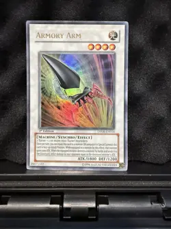 Yu-Gi-Oh TCG Armory Arm DP08-EN016 1st Edition Holo Card - Image 1