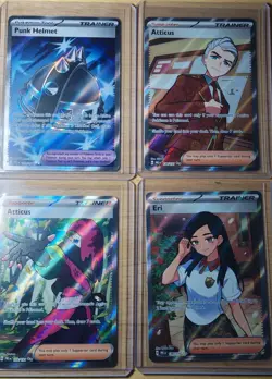 Pokemon Full Art Trainer LOT 4 Cards - Image 1