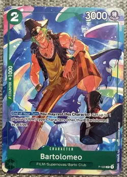 Bartolomeo P-029 Promo Card One Piece Mint NM - Image 1