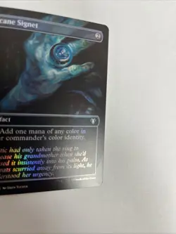 Arcane Signet Borderless Foil Commander Masters Card #0653 MTG LP - Image 2