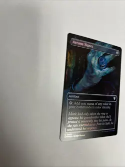 Arcane Signet Borderless Foil Commander Masters Card #0653 MTG LP - Image 5