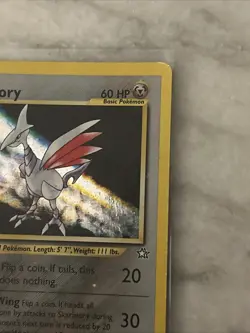 Skarmory Neo Genesis Unlimited Holo Foil 13/111 Pokemon Card Vintage WOTC LP/MP - Image 5