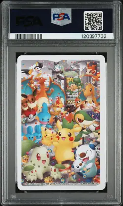 2013 POKEMON CENTER NAGOYA PLAYING CARDS PIKACHU KING OF CLUBS PSA 10 - Image 2