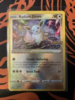 Pokemon Radiant Eevee SWSH230 Promo Holo Card Near Mint Condition - Image 1