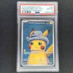 Pikachu with Grey Felt Hat - SVP 085 - Black Star Promo - Pokemon Card - PSA 10 - Image 1