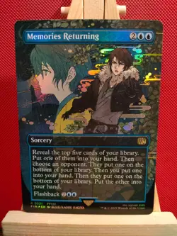 Memories Returning FOIL (Borderless) - Final Fantasy - NM (see pics) MTG - Image 1