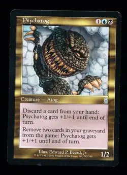 * * 1x Psychatog x1 * * Odyssey MTG Damaged (read) - Image 1