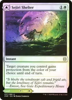 Sejiri Shelter // Sejiri Glacier (Foil) - Zendikar Rising ZNR - Magic MTG NM - Image 1
