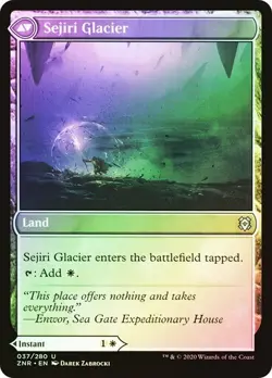 Sejiri Shelter // Sejiri Glacier (Foil) - Zendikar Rising ZNR - Magic MTG NM - Image 2