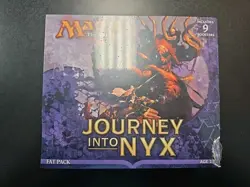 JOURNEY INTO NYX Magic the Gathering Sealed Fat Pack Bundle Box 9 Booster Packs - Image 1