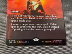 MTG Force Of Negation Borderless Foil M 13 Avatar The Last Airbender Eternal NM - Image 2