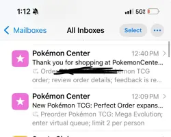 Pokemon Mega Evolution Perfect Order Pokemon Center PC ETB PRESALE - Image 3