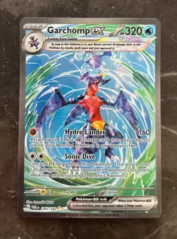 Pokemon Paradox Rift - GARCHOMP EX - SPECIAL ILLUSTRATION RARE - 245/182 - NM - Image 1