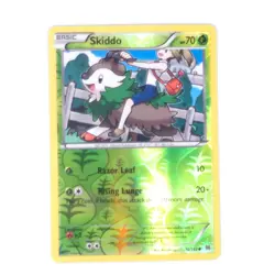 Skiddo 16/162 Pokemon XY - BREAKthrough Common Reverse Holo NM - Image 1
