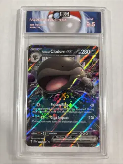 2025 Pokemon Paldean Clodsire Ex #94 HGC 9.5 (sb6) - Image 1