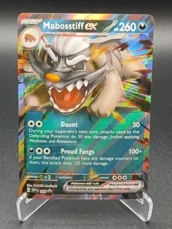 Mabosstiff EX 086 Scarlet and Violet Promo Pokemon NM - Image 1