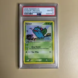 PSA 10 Ivysaur Reverse Foil Ex Crystal Guardians Pokemon 2006 Mint - Image 1