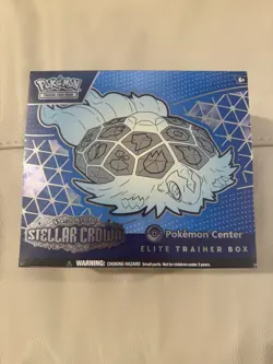 Stellar Crown Pokemon Center Elite Trainer Box ETB (Rip - See photos) - Image 1