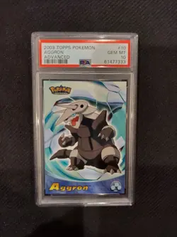 PSA 10 Aggron Topps Pokemon Advanced - Image 1