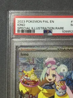 2023 POKEMON PAL EN PALDEA EVOLVED SPECIAL ILLUSTRATION RARE #269 IONO PSA 9 - Image 2