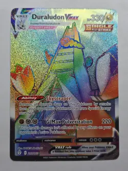 Duraludon VMAX 219/203 Rare Rainbow Evolving Skies Pokemon NM - Image 1