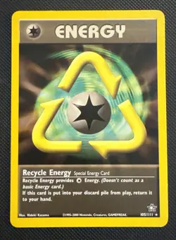 Recycle Energy 105/111 Neo Genesis Pokemon S46 - Image 1