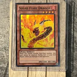 Yugioh Solar Flare Dragon LCYW-EN254 Super Rare NM - Image 1