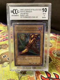 Right Leg of The Forbidden One LOB-120 Ultra Rare 2002 Unlimited BCCG 10 - Image 1