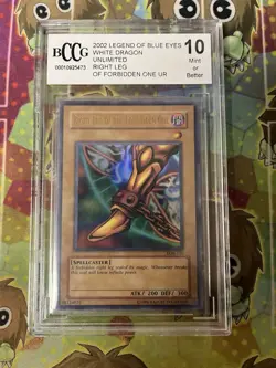 Right Leg of The Forbidden One LOB-120 Ultra Rare 2002 Unlimited BCCG 10 - Image 2