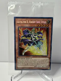 Yu-Gi-Oh! #LDS3-EN137 Giltia The D. Night Soul Spear Secret Rare Promo SEALED - Image 1
