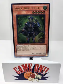 YuGiOh Space-Time Police GENF-EN023 1st Edition Ultimate Rare LP - Image 1