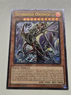 Infernoid Onuncu (UTR) SECE-EN019 1st Edition Ultimate Rare Yugioh Vintage VLP - Image 1