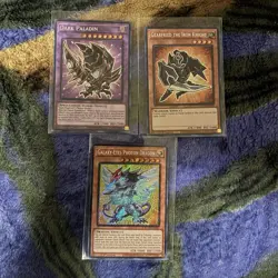 Yu-Gi-Oh! TCG Chibi Galaxy Eyes, Dark Paladin & Gearfried [Holo] (3-1 Bundle) - Image 1