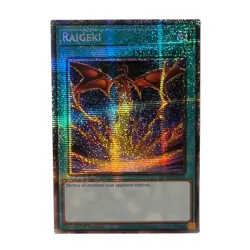 YuGiOh! Raigeki (Starlight Rare) MP25-EN015 1st Edition Near Mint - Image 1