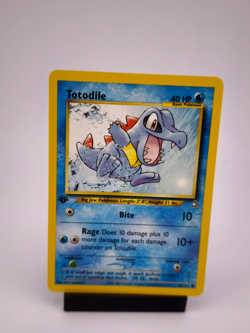 x8 Totodile 1st Edition Pokemon NEO GENESIS 80/111 Card Game 2000 English - Image 2