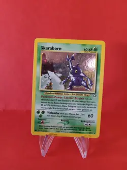 Pokemon Karte/card - Skaraborn Heracross 6/111 - Holo Neo GENESIS - VG-Excellent - Image 1