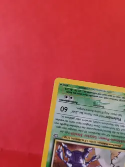 Pokemon Karte/card - Skaraborn Heracross 6/111 - Holo Neo GENESIS - VG-Excellent - Image 4