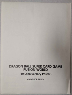 Dragon Ball Super Card Game Fusion World 1st Anniversary Poster Sealed - Image 1
