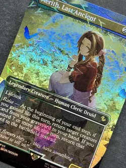 Aerith Last Ancient Borderless Chocobo Track Foil - MTG Final Fantasy - 0471 - Image 5